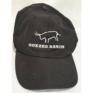 Gozzer Ranch Golf Club Fitted Hat adjustable cap Black Embroidered‎ STAFF